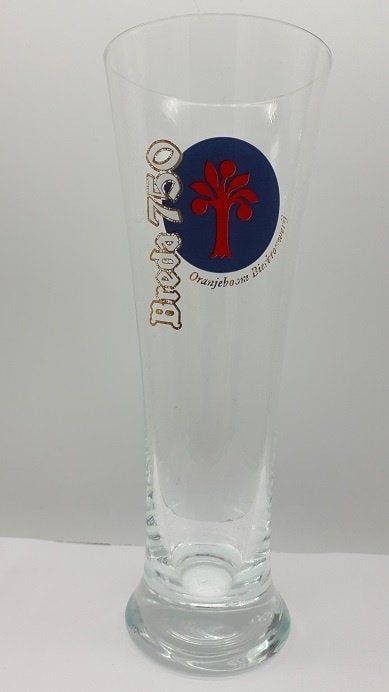 Oranjeboom Bierglas Tuitvorm Breda 750, Ophalen of Verzenden, Gebruikt, Glas of Glazen, Oranjeboom