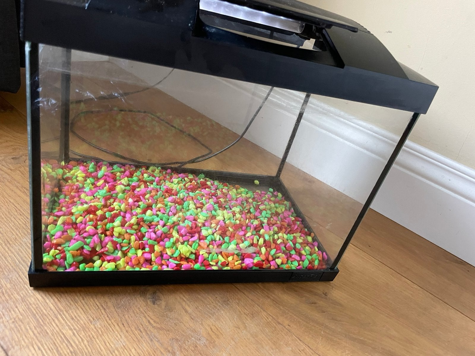 Aquarium/ vissenkom met verlichting ( geen filter ) 36x23, Dieren en Toebehoren, Ophalen, Gebruikt, Leeg aquarium