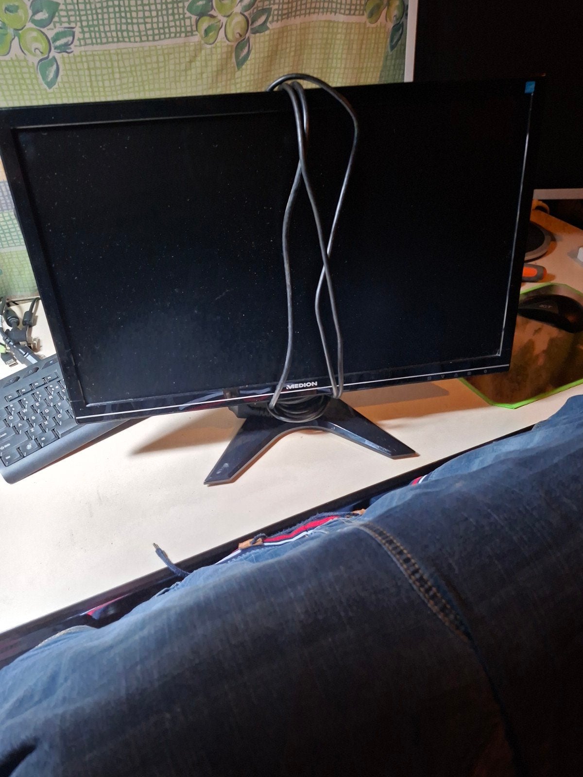 medion led scherm 23.6 inch, Computers en Software, Monitoren, Full HD, Zo goed als nieuw, 1 tot 2 ms, LED