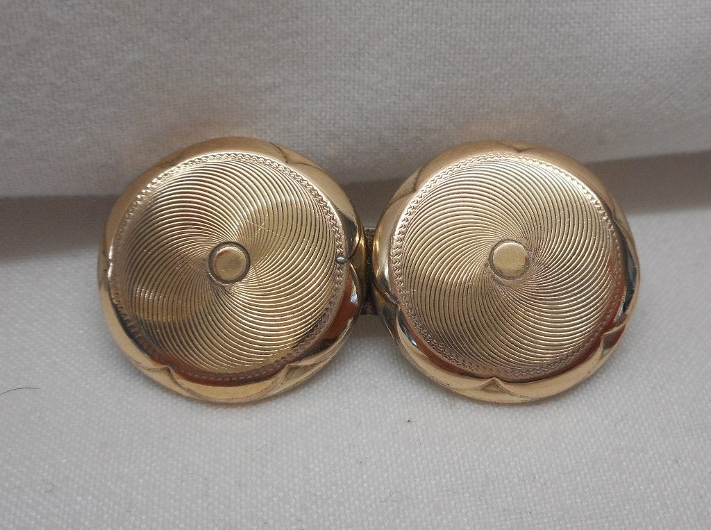 Antieke zilveren goud vergulde broche nr.517