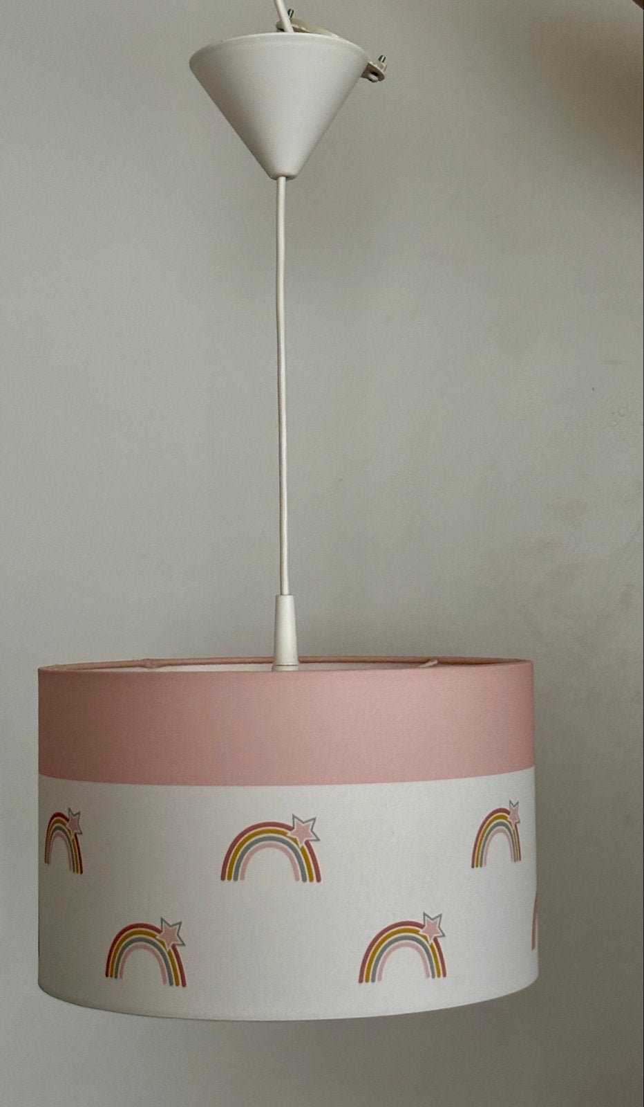 Regenboog hanglamp Hip Huisje voor meisjeskamer, Ophalen of Verzenden, Zo goed als nieuw