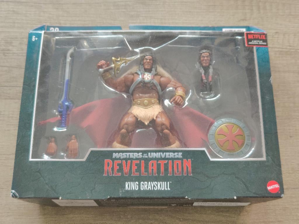 Masters of the Universe Revelation - King Grayskull, Verzamelen, Ophalen of Verzenden, Nieuw