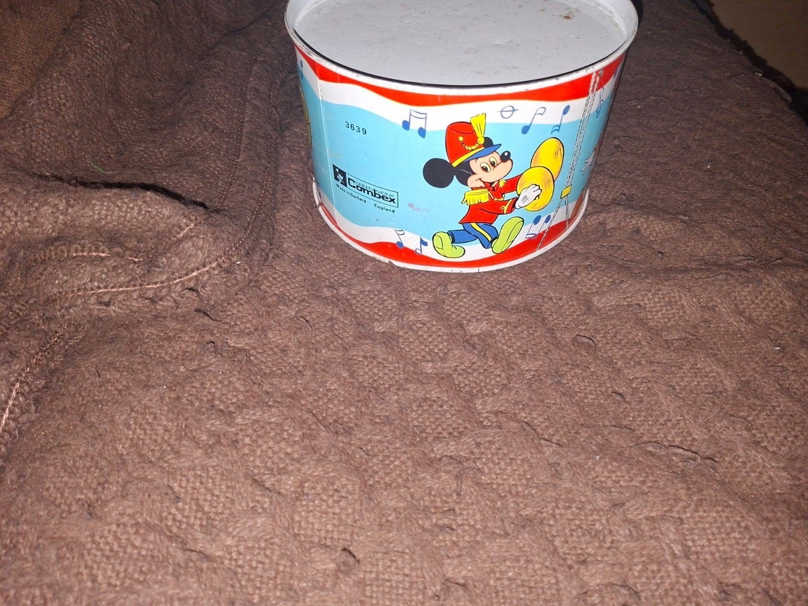 Vintage Disney trommel, Verzamelen, Ophalen of Verzenden, Beeldje of Figuurtje