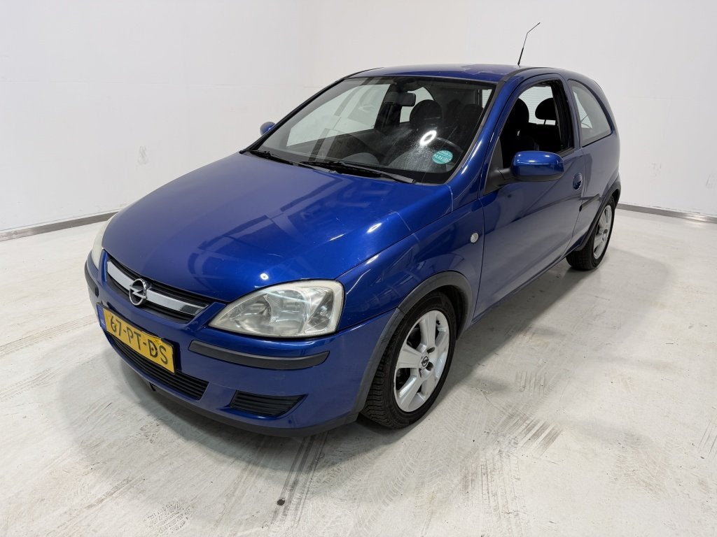 Opel Corsa 1.2-16V Full Rhythm (bj 2004), Auto's, Voorwielaandrijving, Gebruikt, 31 €/maand, 4 cilinders