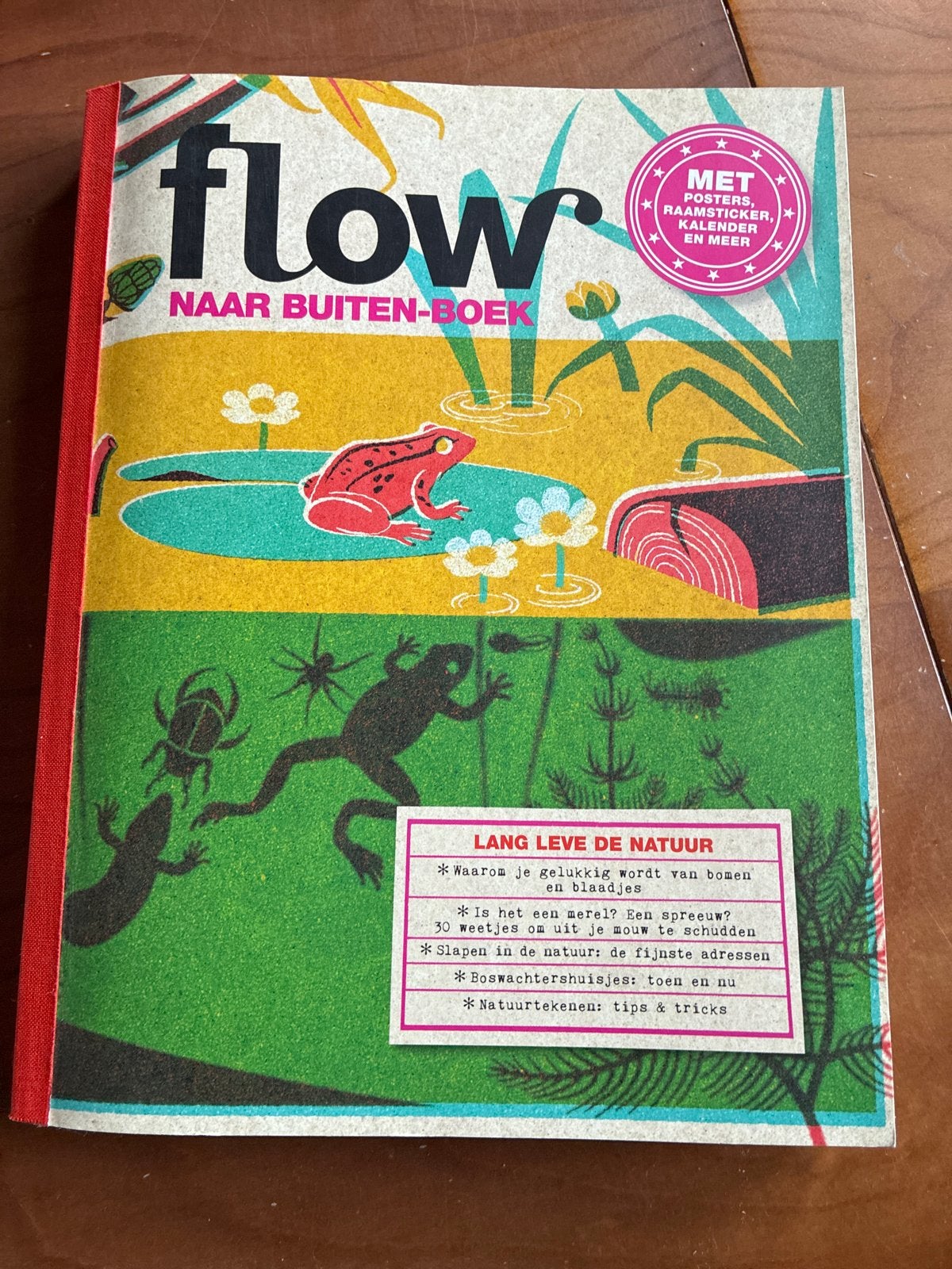 Flow Naar Buiten-Boek - Natuur, posters, stickers, Ophalen of Verzenden, Zo goed als nieuw, Natuur algemeen