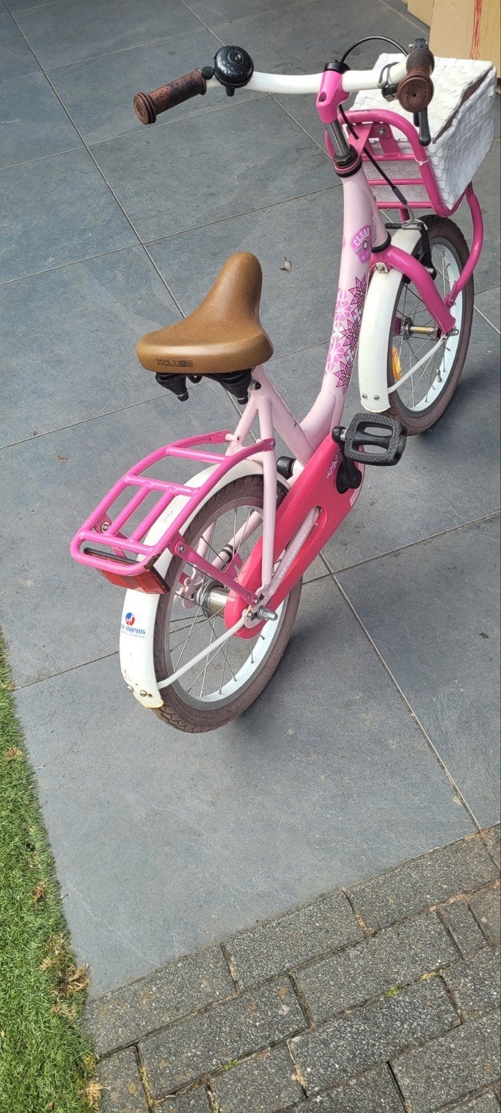 Alpine Kinderfiets Roze 16 inch - 2.5 t/m 6 jaar, Ophalen