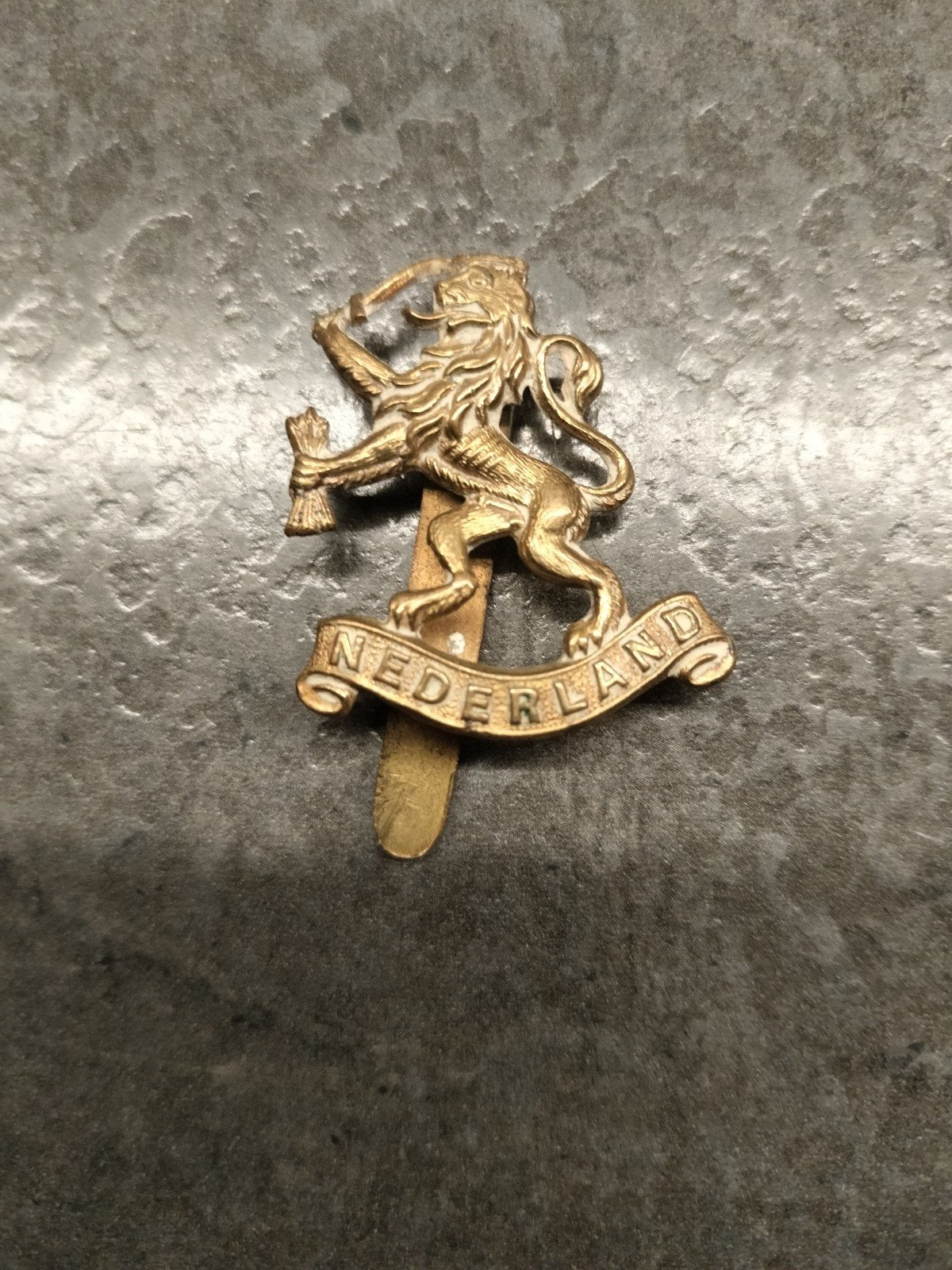 Militair embleem Leeuw Nederland, Ophalen of Verzenden, Landmacht, Nederland, Embleem of Badge