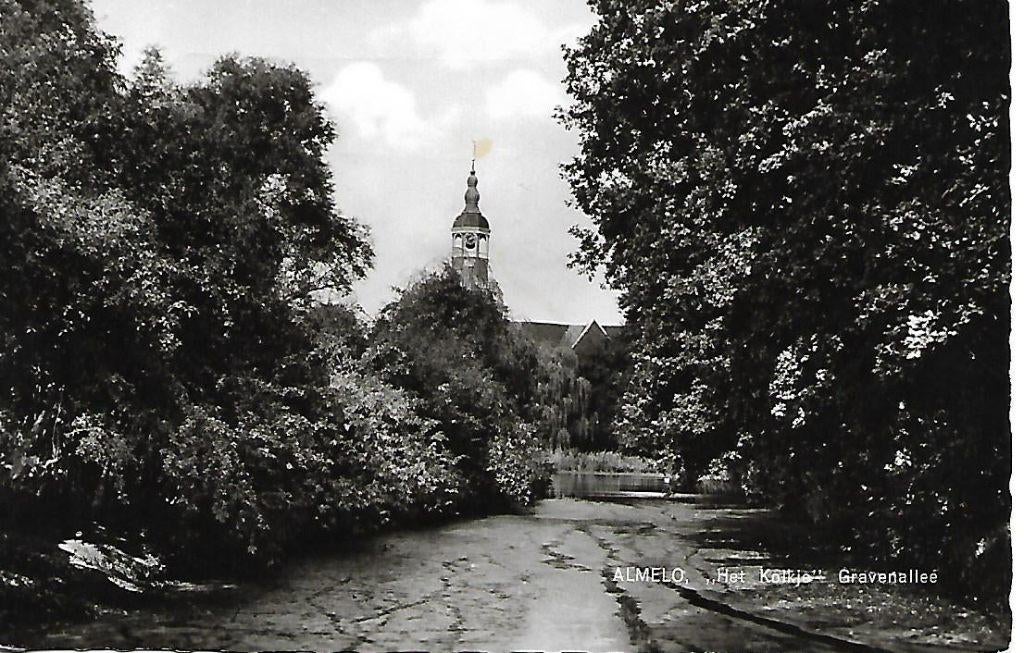 Almelo- -Het Kolkje, Gravenallee., Verzenden, 1960 tot 1980, Gelopen, Overijssel