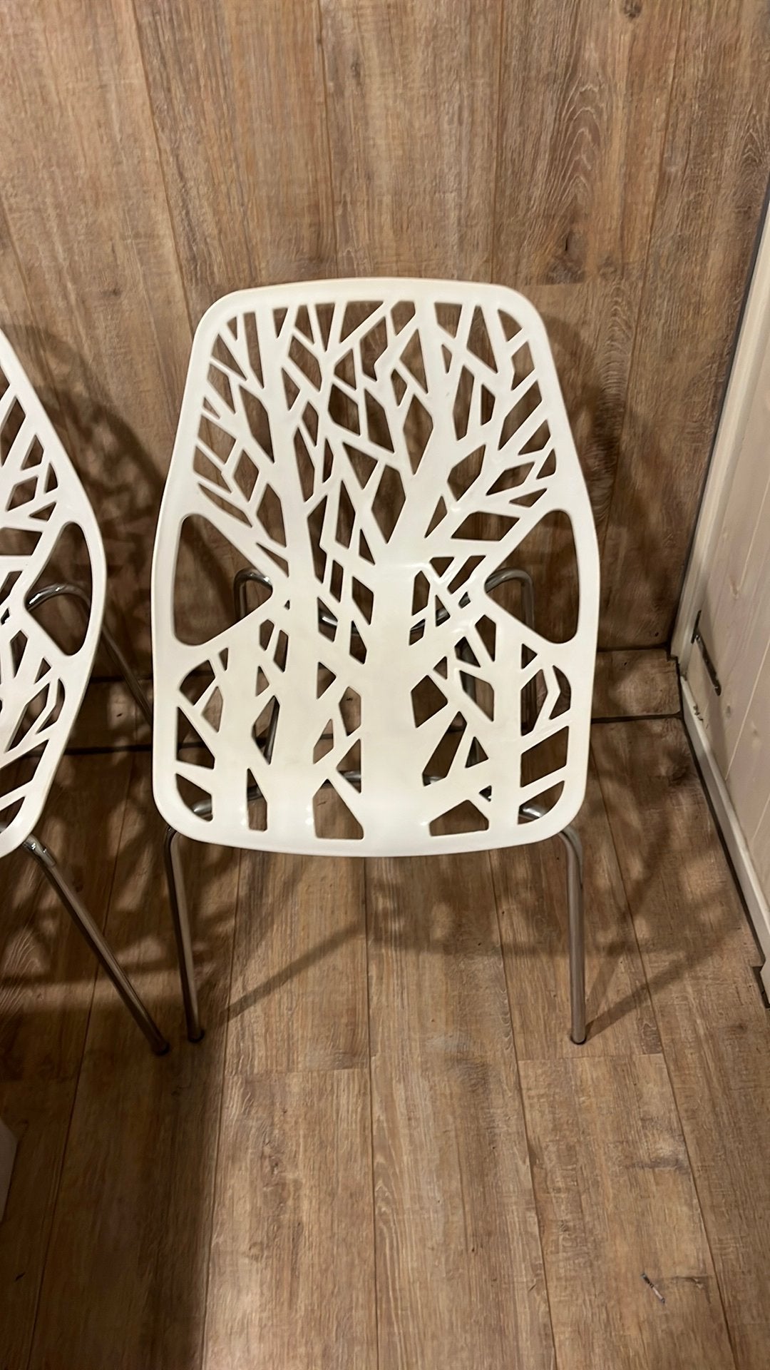 2 stoelen, Huis en Inrichting, Ophalen, Zo goed als nieuw, Kunststof