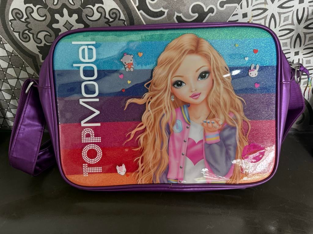 Topmodel schoudertas paars / top model tas, 30 tot 40 cm, Minder dan 30 cm, Paars, Ophalen of Verzenden