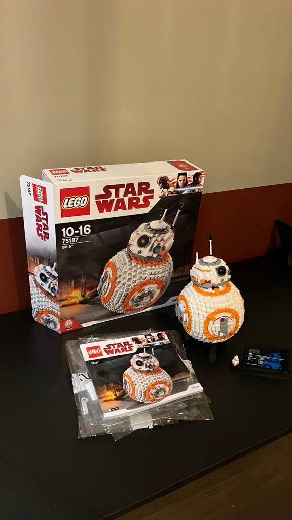 Lego Star Wars 75187 BB-8, Ophalen, Zo goed als nieuw, Complete set, Lego