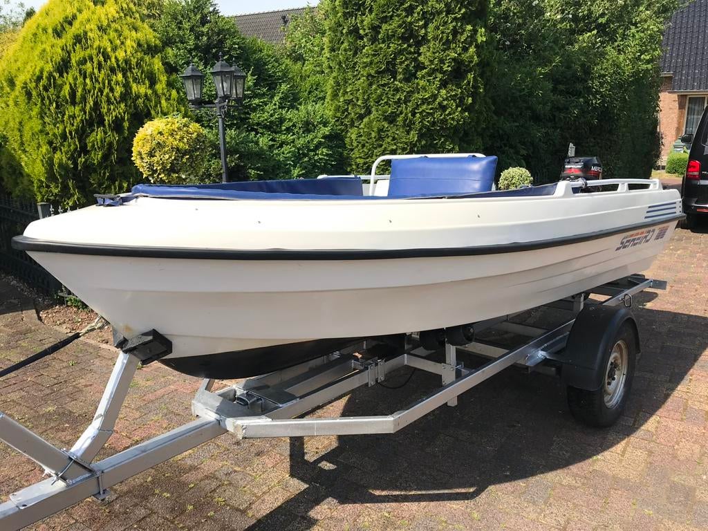 Bootje console .sloep seabird 700, Ophalen, Gebruikt, Buitenboordmotor, Polyester