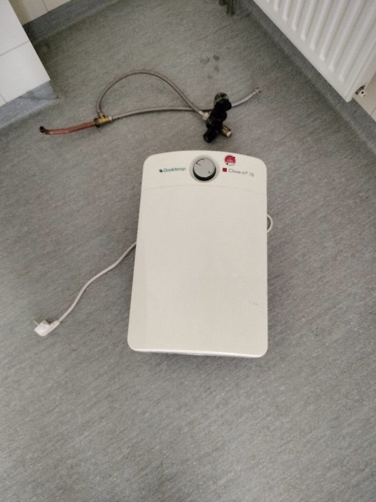 Keukenkast boiler Daalderop Close-in 10, Doe-het-zelf en Verbouw, Geisers en Boilers, Ophalen, Gebruikt, Aardgas, Minder dan 20 liter