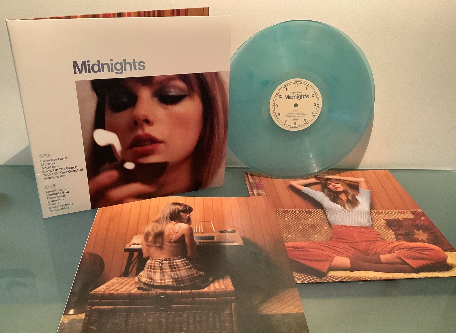 Taylor Swift – Midnights Lichtblauw vinyl LP incl.boekje, Cd's en Dvd's, Vinyl | Pop, LP, Pop, Colored vinyl, Ophalen of Verzenden