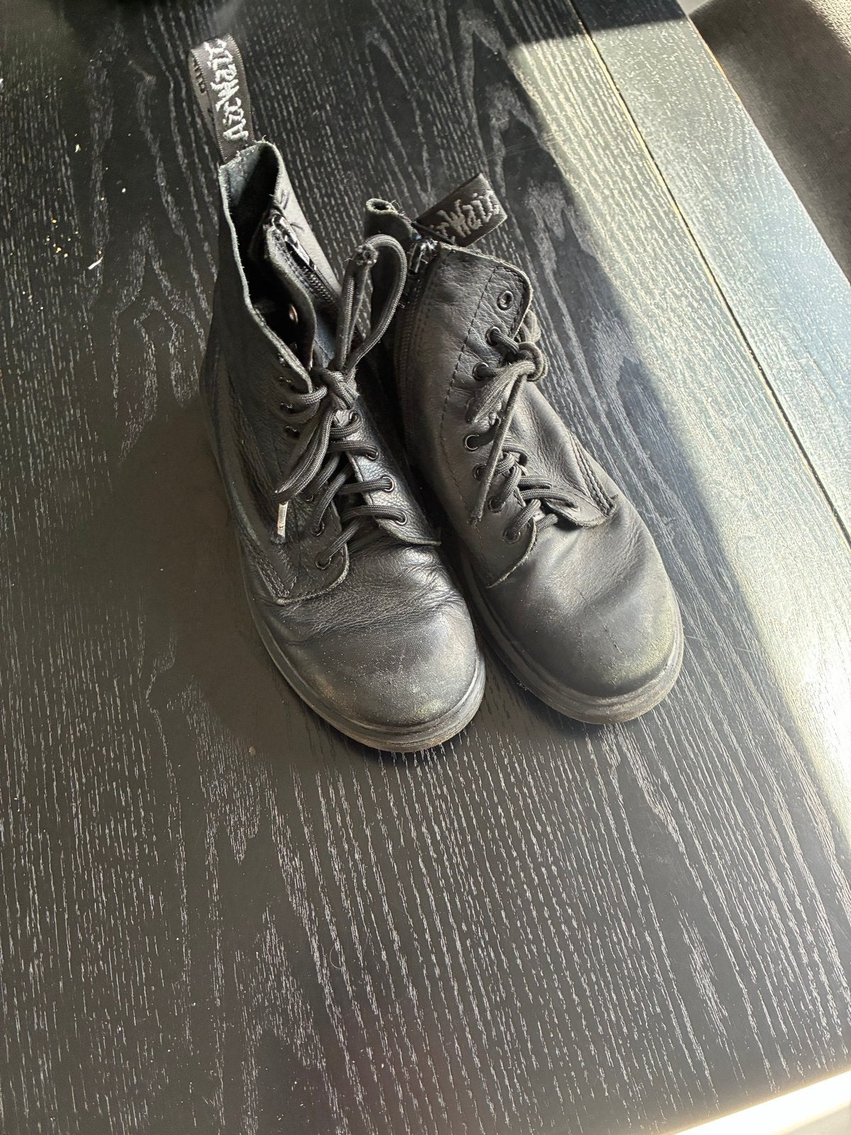 Dr. Martens Pascal laarzen - Maat 34, Ophalen of Verzenden, Gedragen, Zwart, Lage of Enkellaarzen