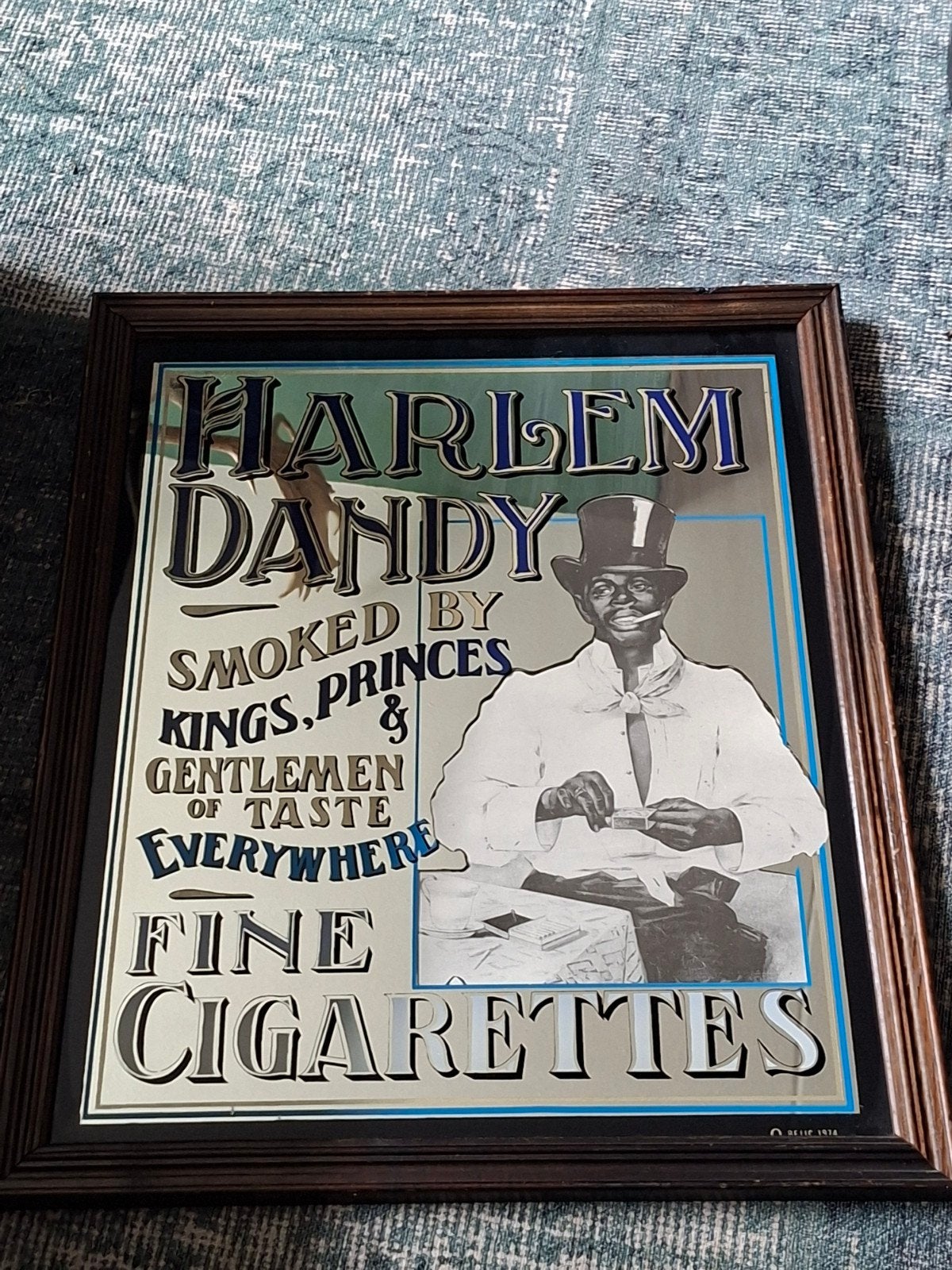 Harlem Dandy reclamespiegel, Ophalen of Verzenden, Zo goed als nieuw, Reclamebord