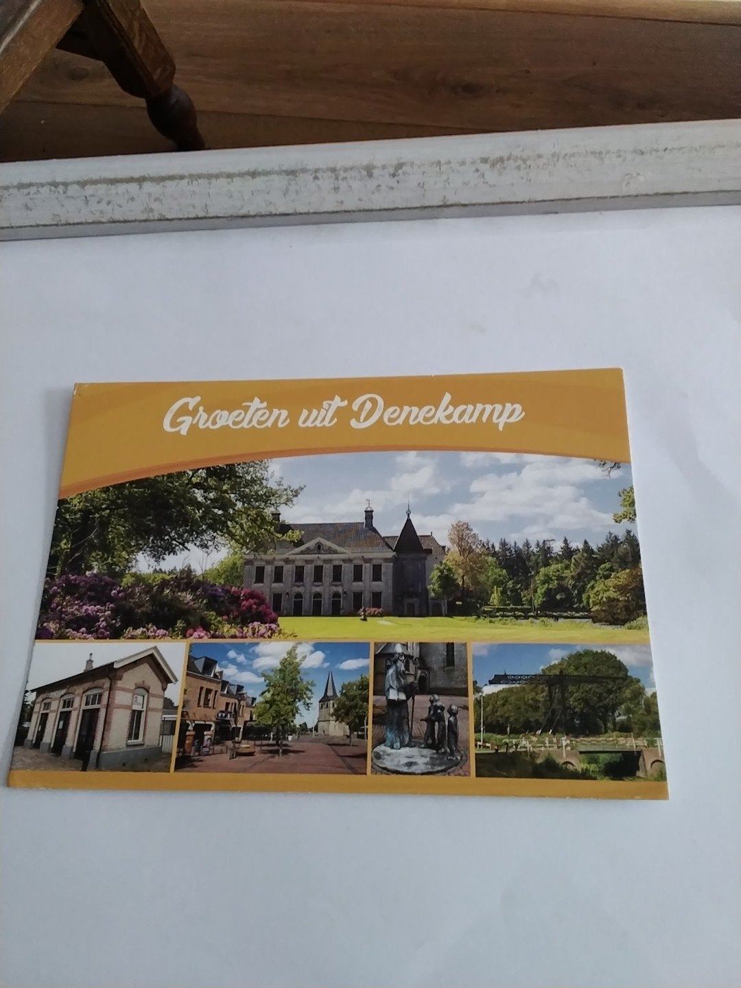 Oude ansichtkaart: Groeten uit Denekamp (1922), Verzamelen, Ophalen of Verzenden