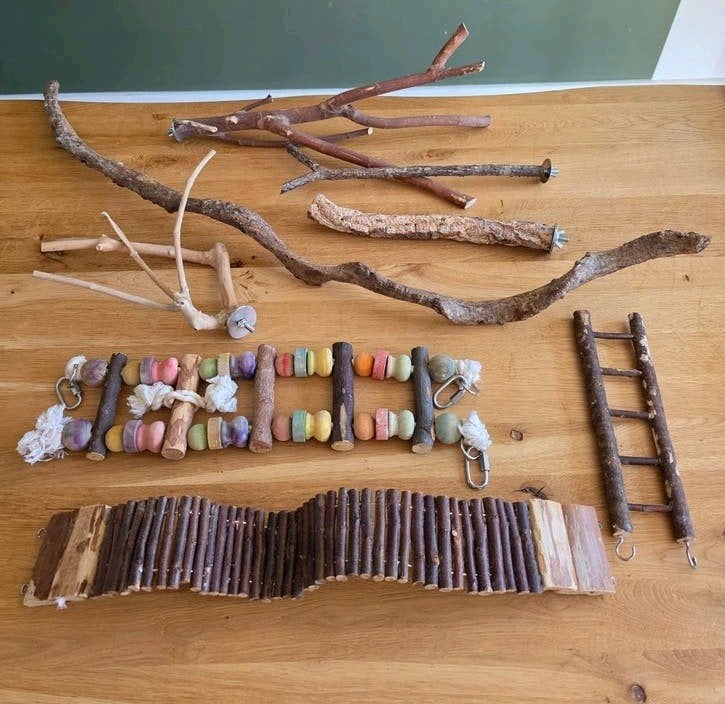 Natuurlijke zitstokken voor vogels, Ophalen, Zo goed als nieuw, Kooi-accessoires