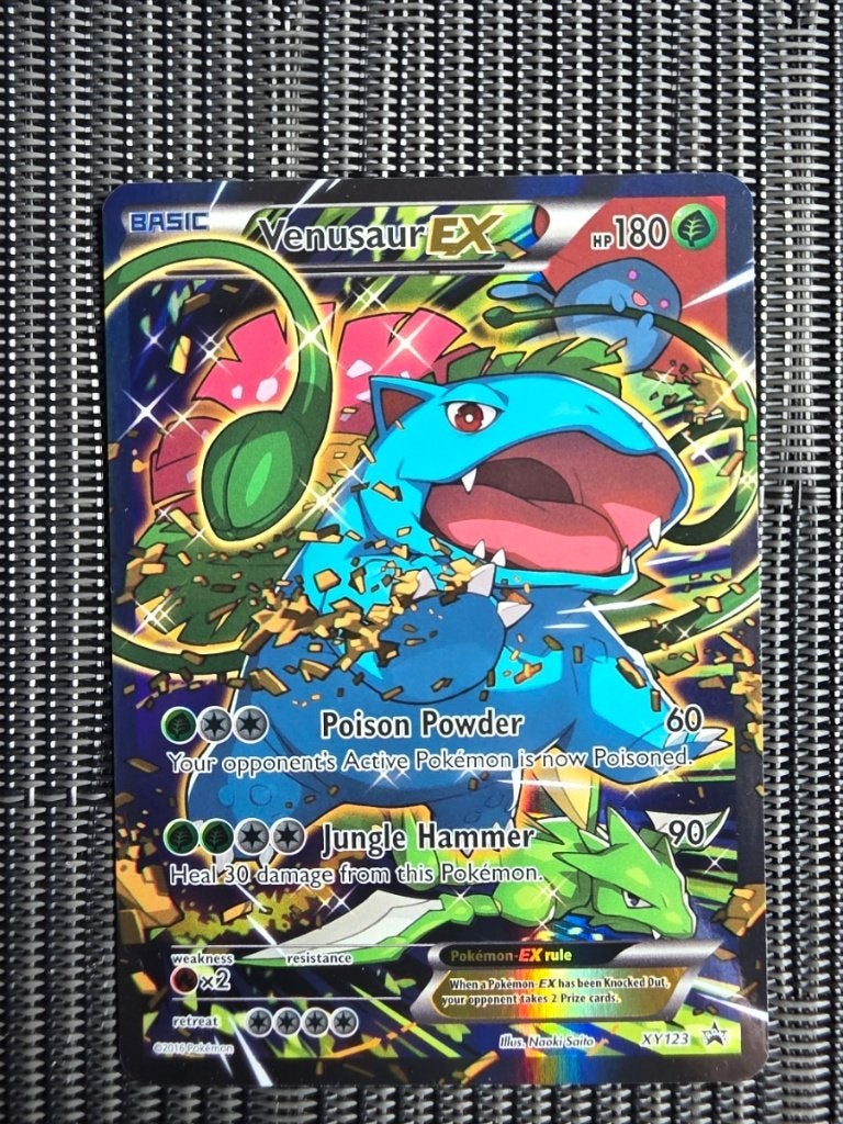 Venusaur XY123 - Black Star Promo - Near Mint, Ophalen of Verzenden, Zo goed als nieuw, Losse kaart