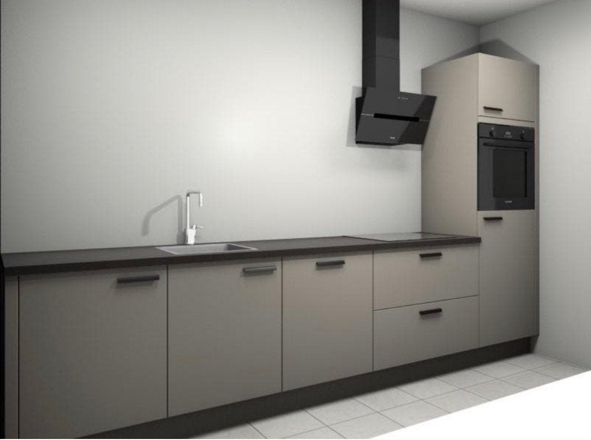 Keuken incl apparatuur Nieuw, Huis en Inrichting, Keuken | Complete keukens, Ophalen, Overige kleuren, Enkelwandige keuken, Nieuw