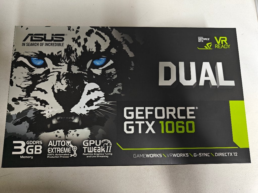 ASUS Dual GeForce GTX 1060 3GB – Inclusief Originele Doos!, Computers en Software, PCI-Express 3, HDMI, Ophalen of Verzenden, Nvidia