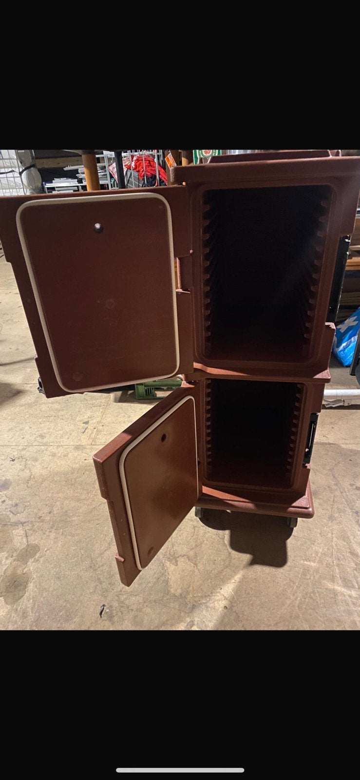 Thermobox/ warmhoudwagen, Ophalen, Gebruikt