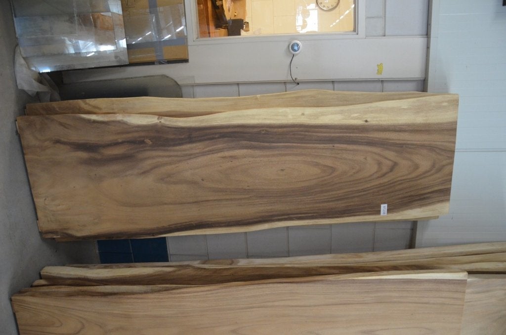 Boomstamtafel 250 cm suar -BT 238 - 2,5 meter boomstamtafel, Overige houtsoorten, Vijf personen of meer, Rechthoekig, Nieuw