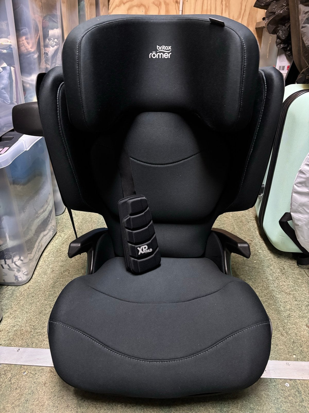 Britax Römer kidfix pro autostoel - Zwart, zo goed als nieuw, Ophalen, Romer, Autogordel of Isofix, 15 t/m 36 kg