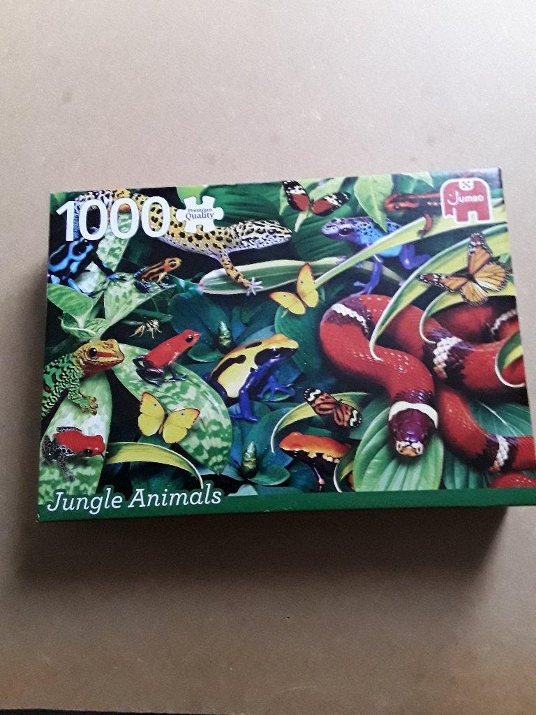 Jumbo puzzle Jungle Animals  1000stukjes, Ophalen, 500 t/m 1500 stukjes, Gebruikt