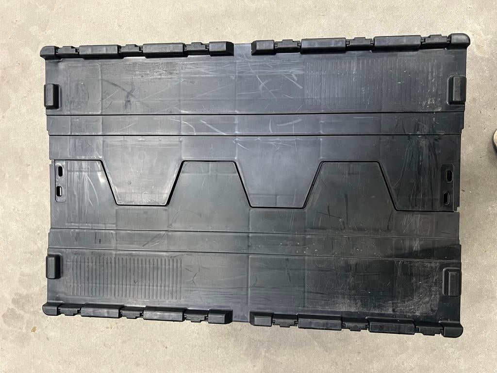 Distributiebakken Transportbakken zwart 60x40x40 tot 2500st, Doe-het-zelf en Verbouw, Kratten en Dozen, Ophalen, 40 tot 60 cm