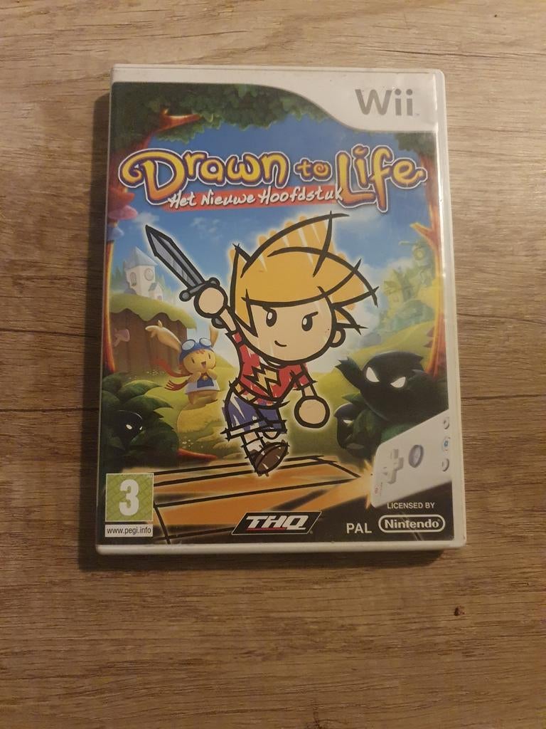 Drawn to life. Wii. Graag ophalen en contant betalen., 1 speler, Zo goed als nieuw, Vanaf 3 jaar, Ophalen