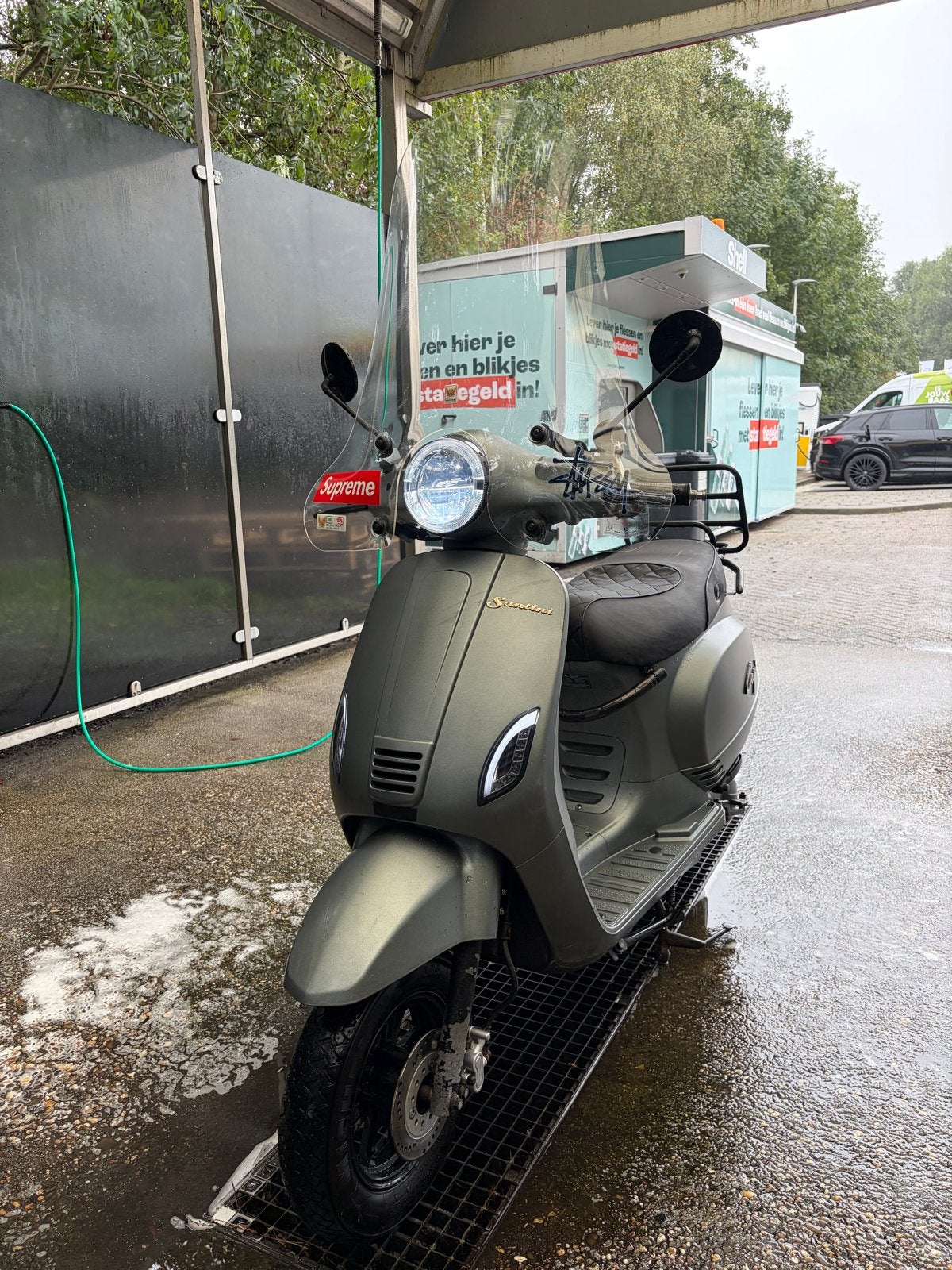 Santini Capri Scooter antraciet grijs, Gebruikt, Benzine, Ophalen, Overige merken