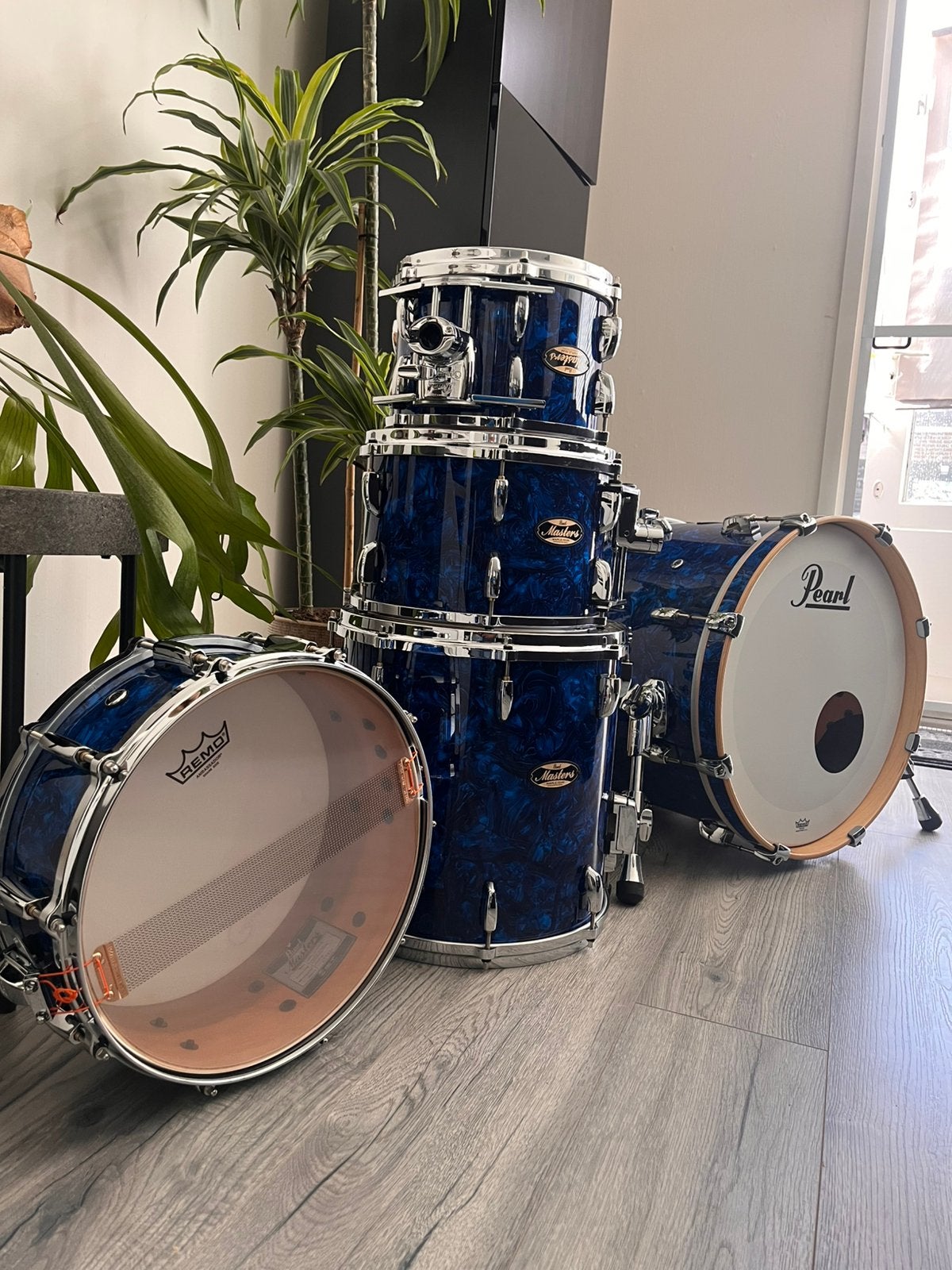 Supermooie Pearl Master Maple Gum NIEUWSTAAT, Ophalen, Zo goed als nieuw, Pearl