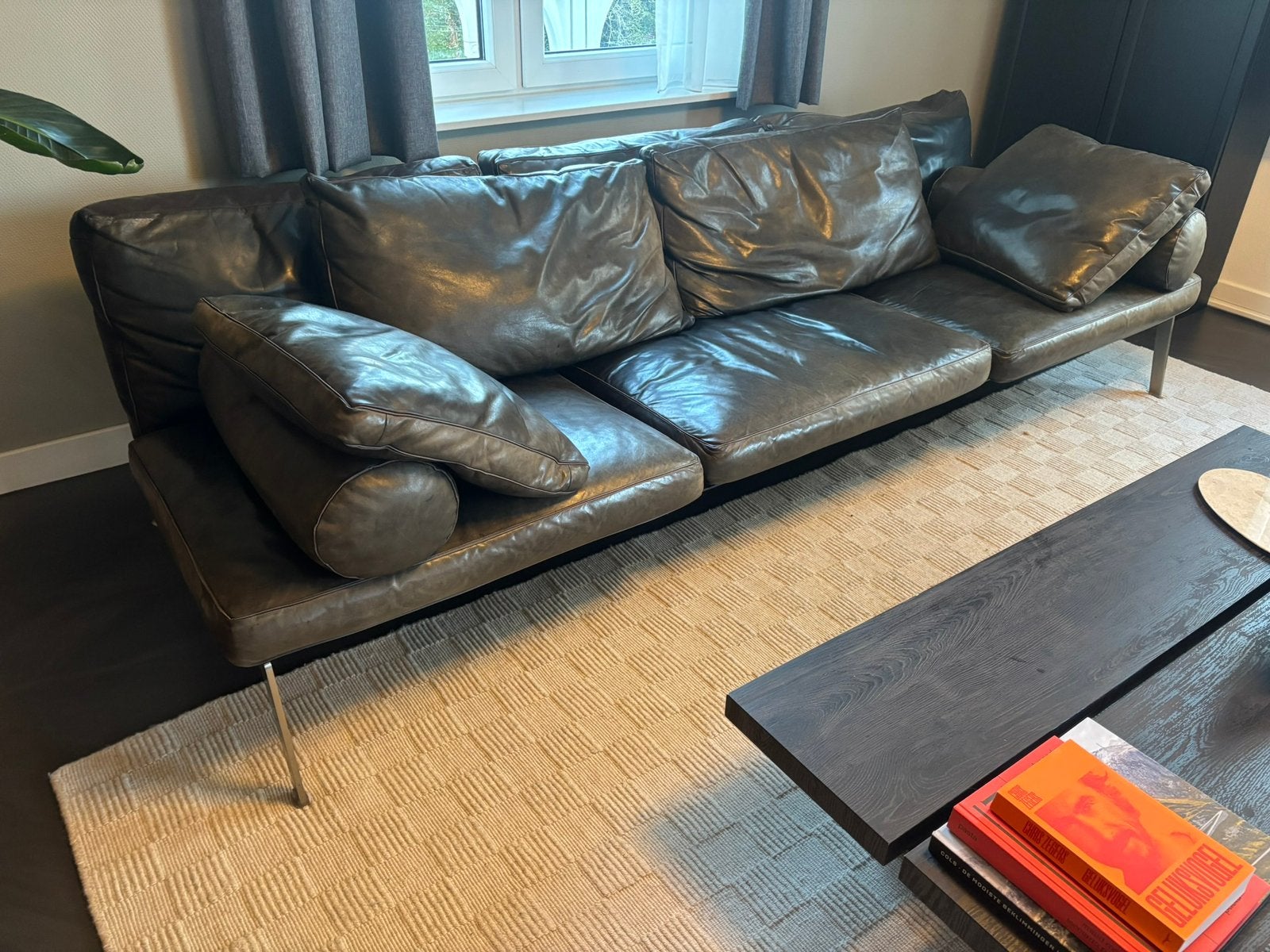 Flexform Happy sofa by Antonia Citterio, Ophalen, 250 tot 300 cm, Gebruikt, Driepersoons
