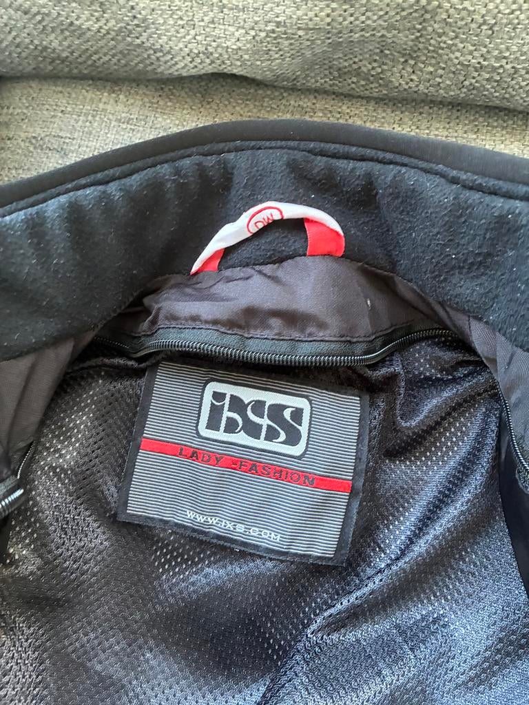 IXS Lady Fashion Motorjas met bescherming maat s/m, Motoren, Ophalen of Verzenden, Tweedehands, Dames, Jas | textiel