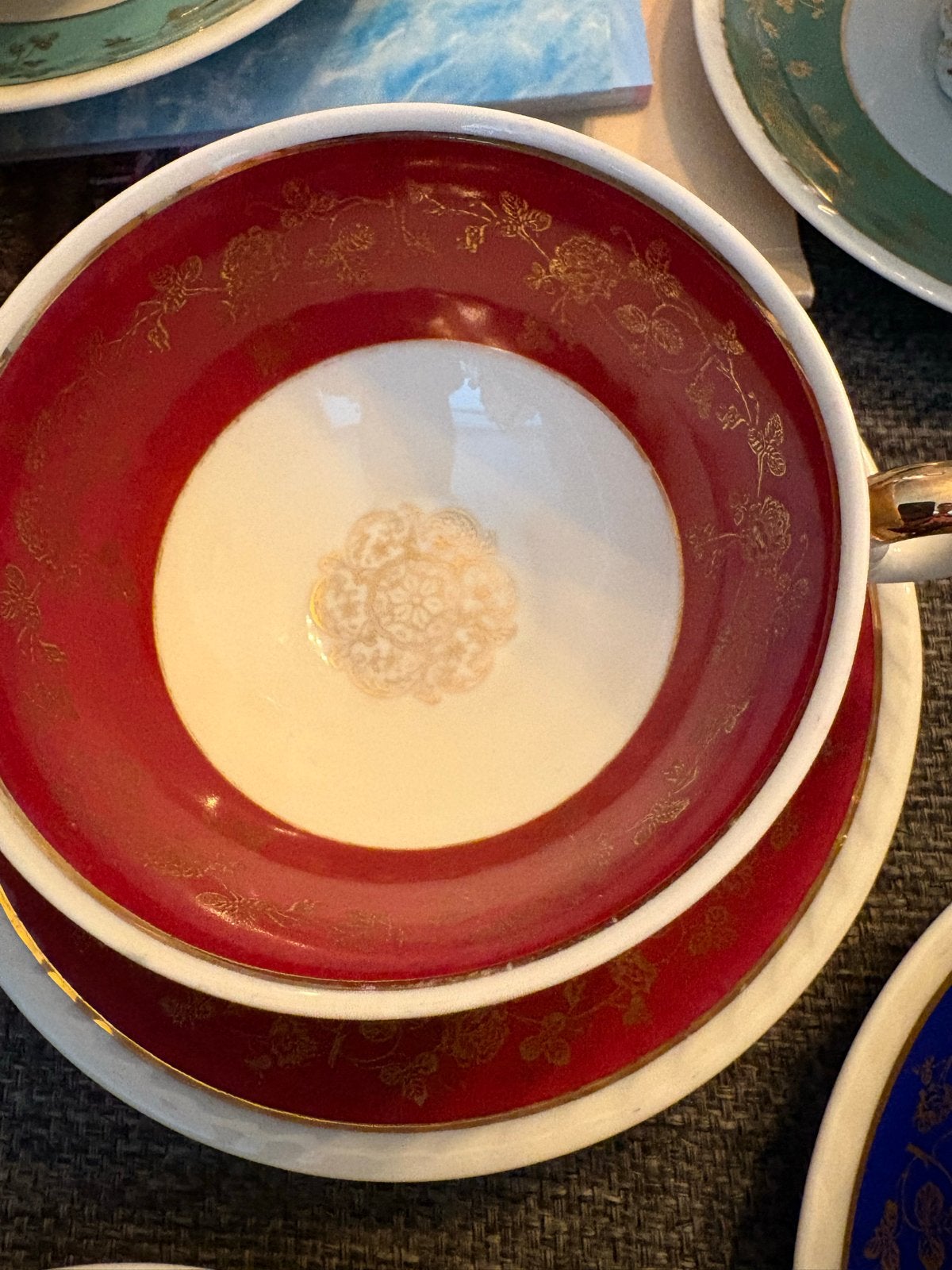Vintage Bareuther Bavaria theekopjes met schotels, Ophalen of Verzenden