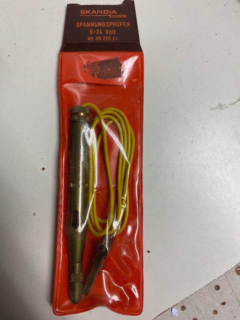 Skandia Spannungsprüfer 6-24 Volt - Vintage Spanningsmeter, Ophalen of Verzenden, Gebruikt