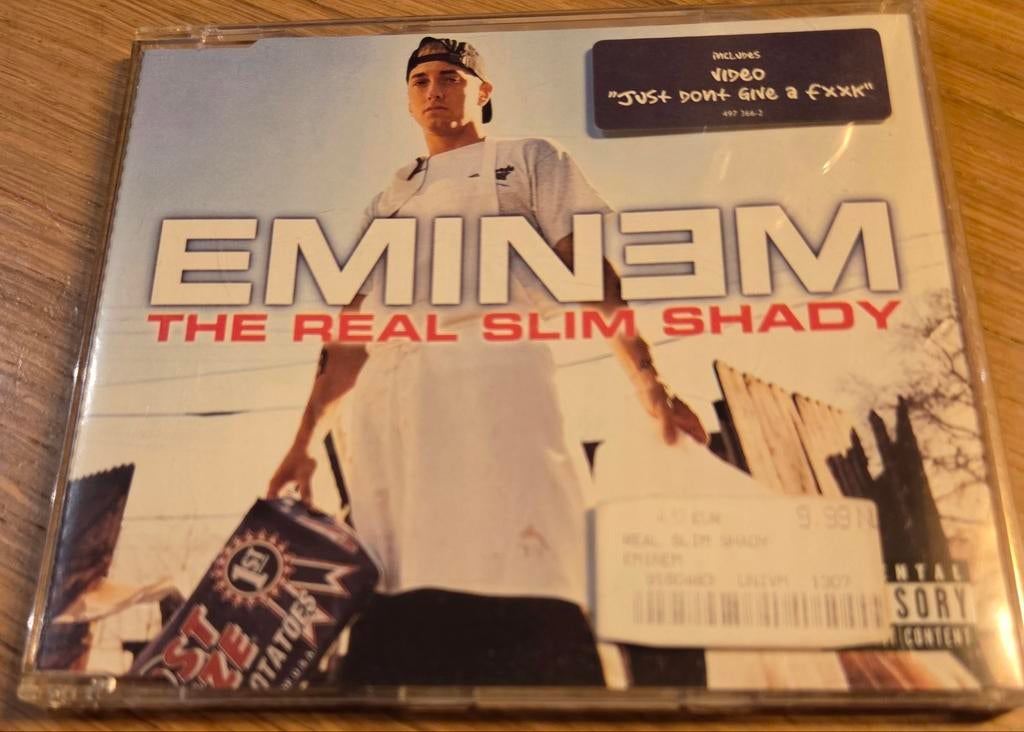 Eminem - The Real Slim Shady CD Single (incl. video), Ophalen, Zo goed als nieuw, Hiphop en Rap