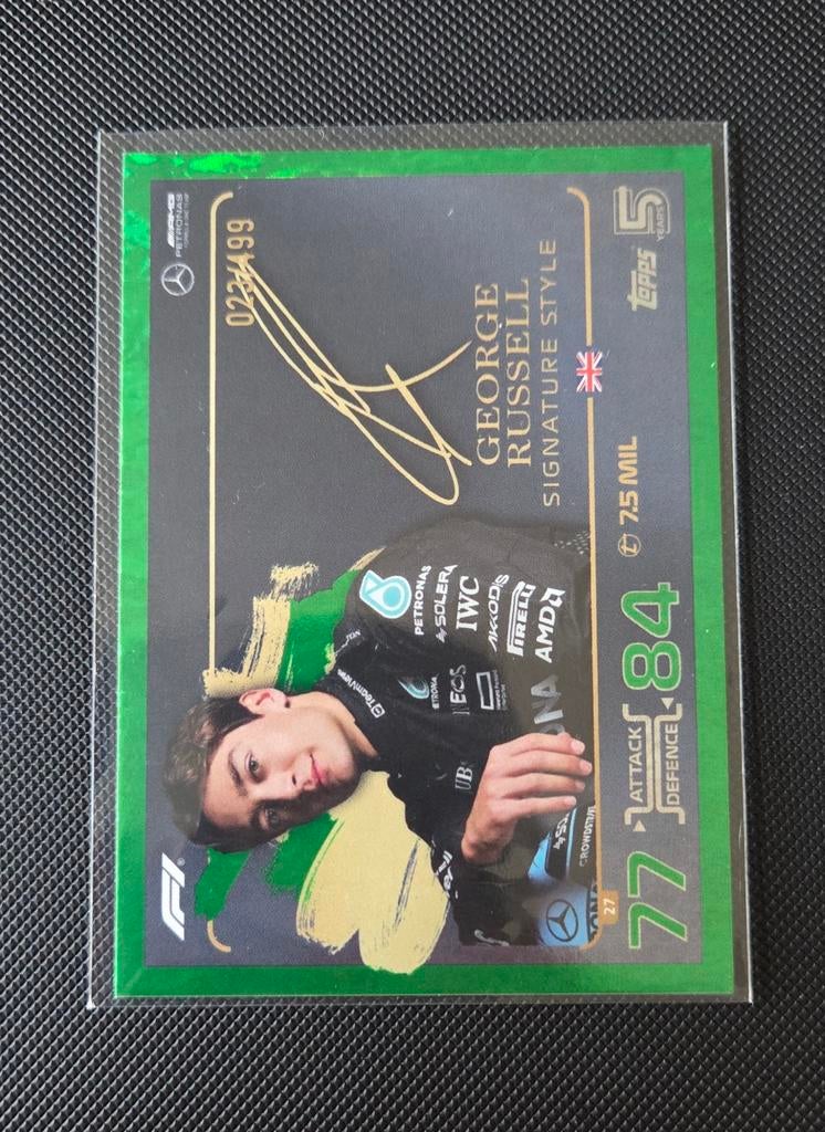 Topps Turbo Attax 2024 George Russel signature 23/499, Ophalen of Verzenden, Nieuw, Formule 1
