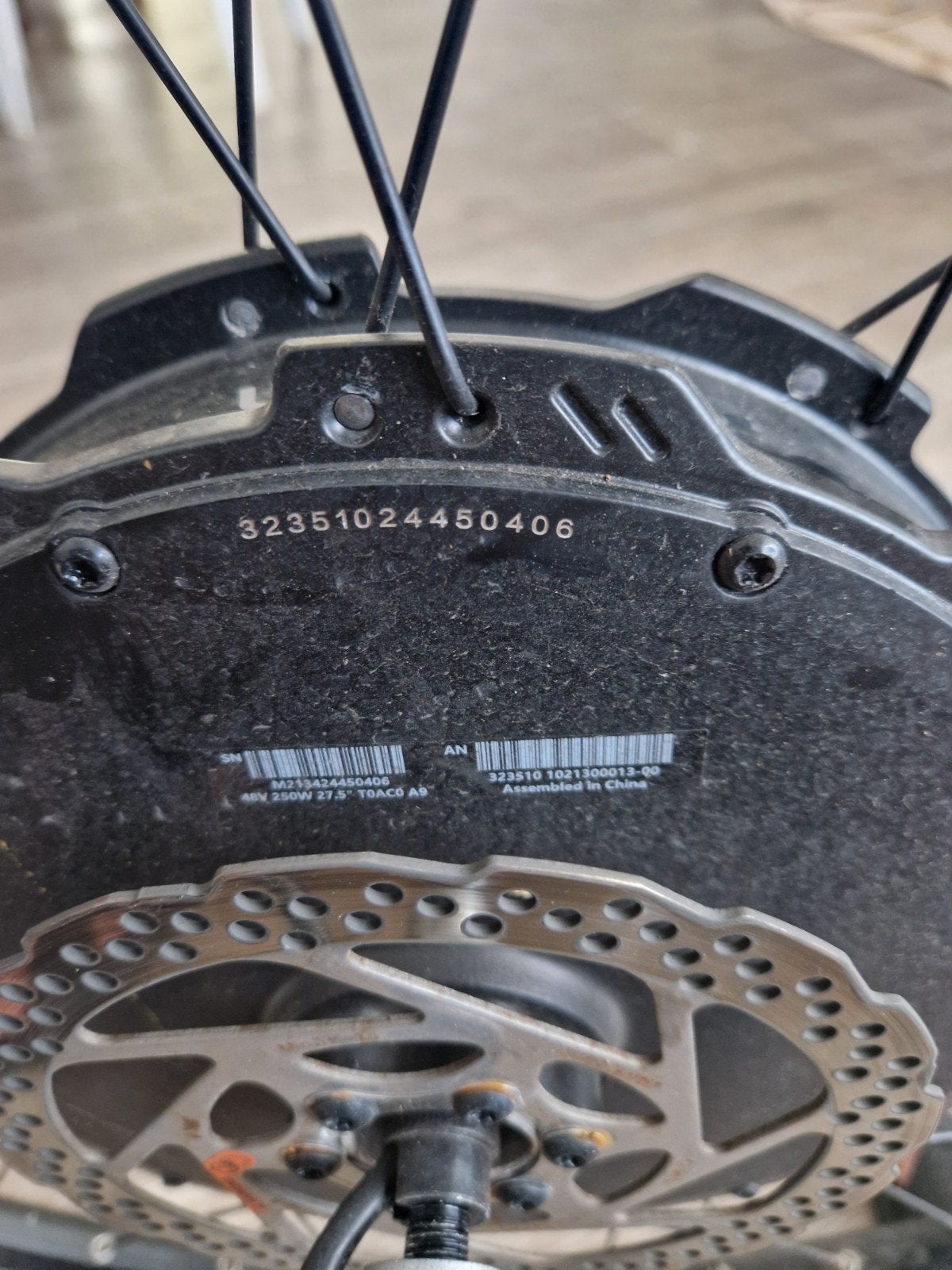 Enovation 250W 27.5" Achterwiel Motor voor E-bike, Fietsen en Brommers, Fietsonderdelen, Gebruikt, Ophalen of Verzenden, Enovation