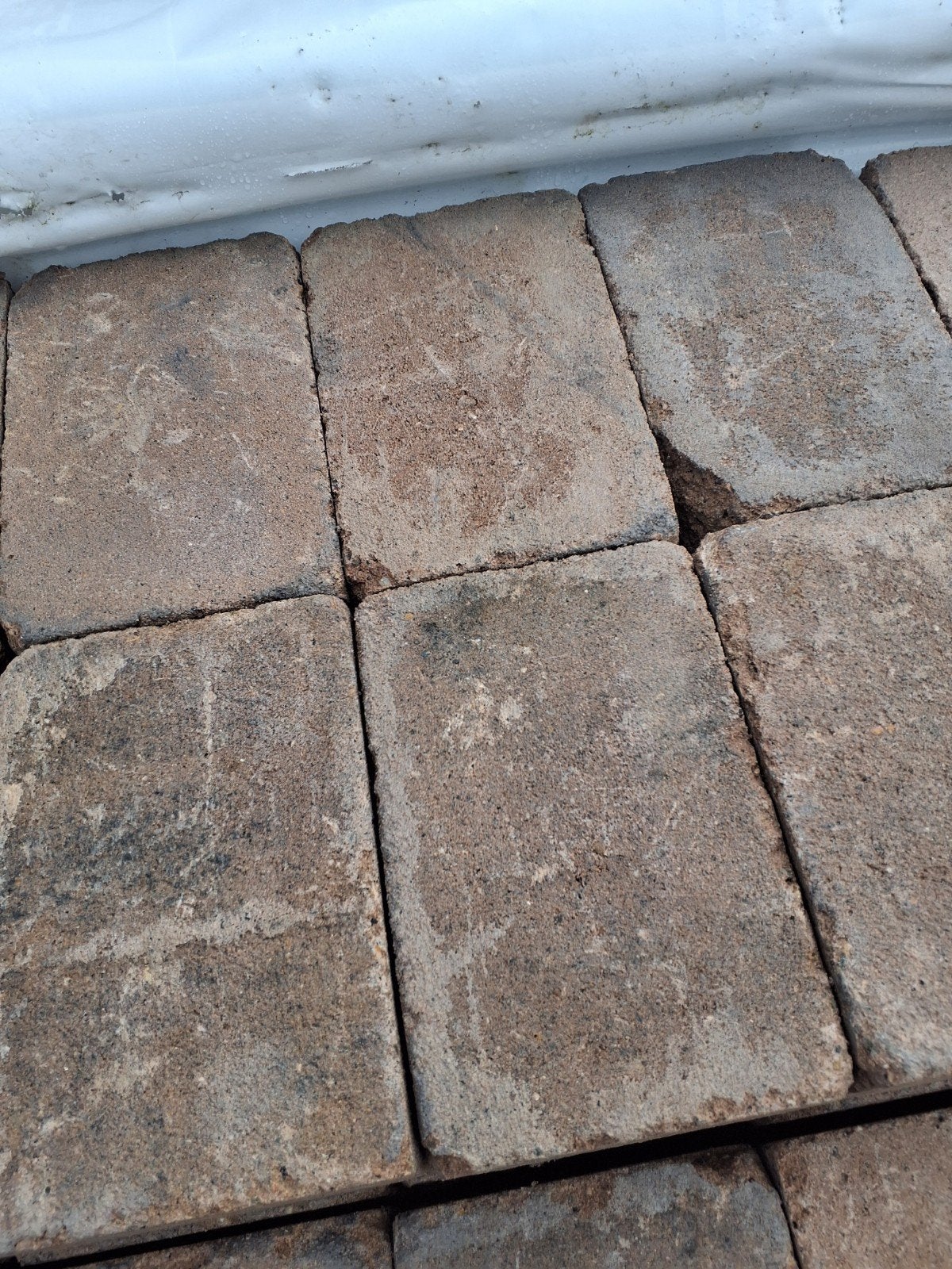 Mooie Partij Terrastegeltjes - 21x14x7cm - 19 m², Ophalen of Verzenden, Beton, Klinkers