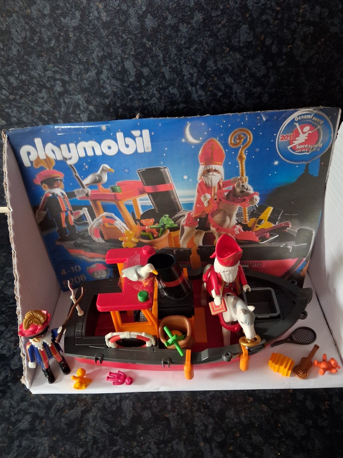 playmobil sinterklaasboot, Ophalen, Zo goed als nieuw