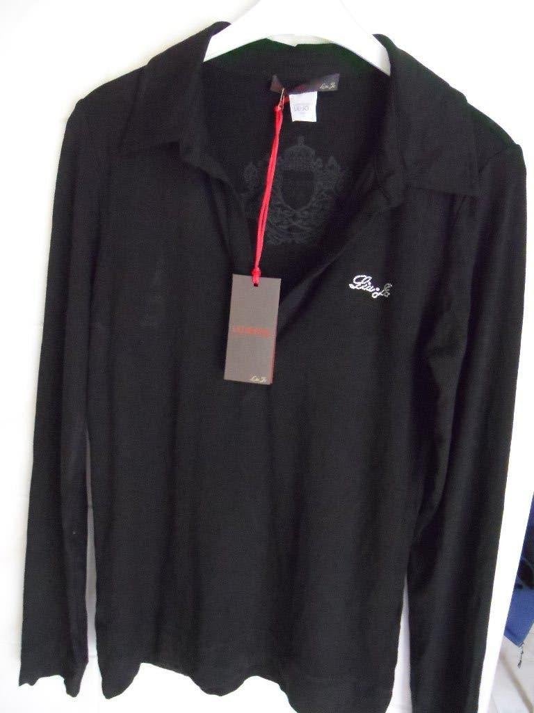 LIU JEANS BLOUSE MET KAARTJE NIEUW, Kleding | Dames, Maat 38/40 (M), Verzenden, Liu Jo, Zwart
