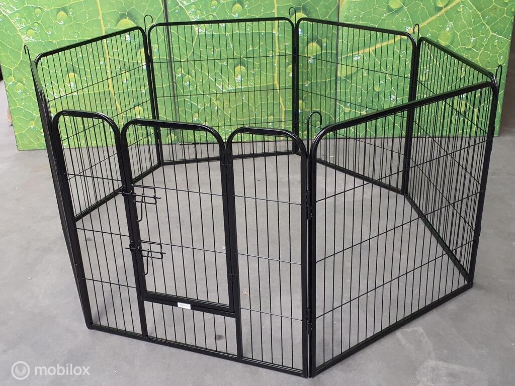 Hondenren Playpen, lengte ca. 80 cm, breedte ca. 80 cm, Nieuw
