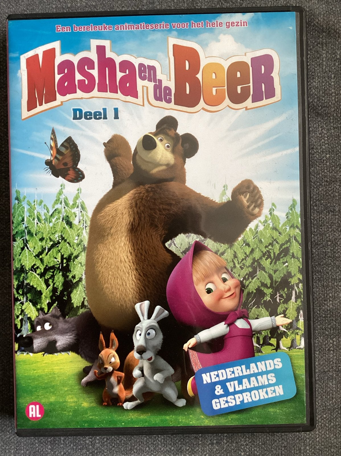 Masha en de Beer - Deel 1 DVD (Nederlands & Vlaams gesproken, Ophalen, Gebruikt, Animatie, Alle leeftijden
