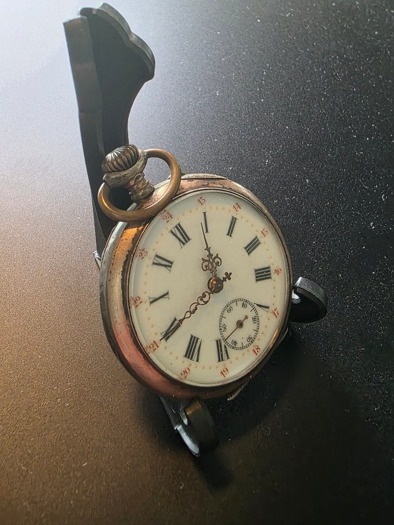 Antiek Remontoir Cilinder Zakhorloge – Werkend – ca. 1900, Sieraden, Tassen en Uiterlijk, Overige merken, Zakhorloge, 1900 tot 1930