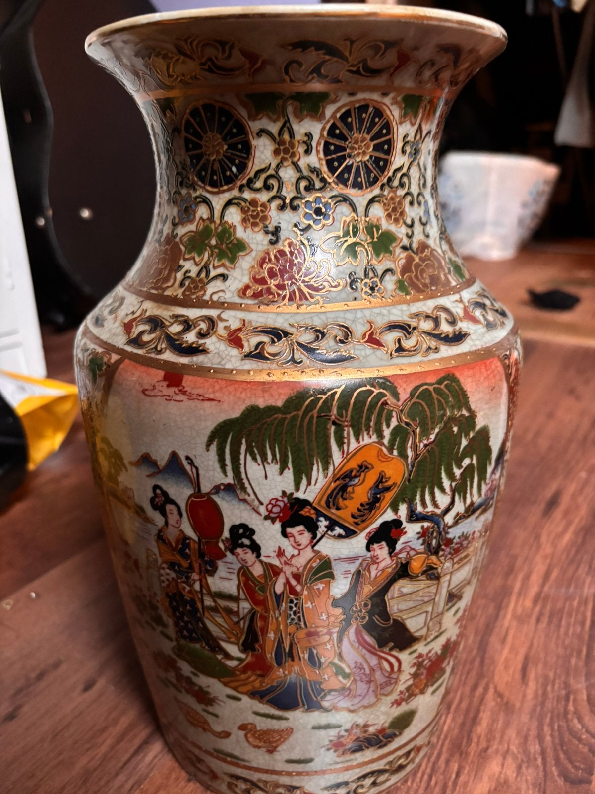 Chinese vaas, Ophalen
