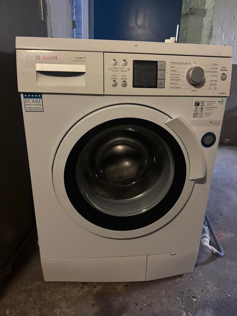 Bosch Logixx 8 VarioPerfect Wasmachine - Energiezuinig, Gebruikt, Ophalen of Verzenden, 85 tot 90 cm, 1200 tot 1600 toeren