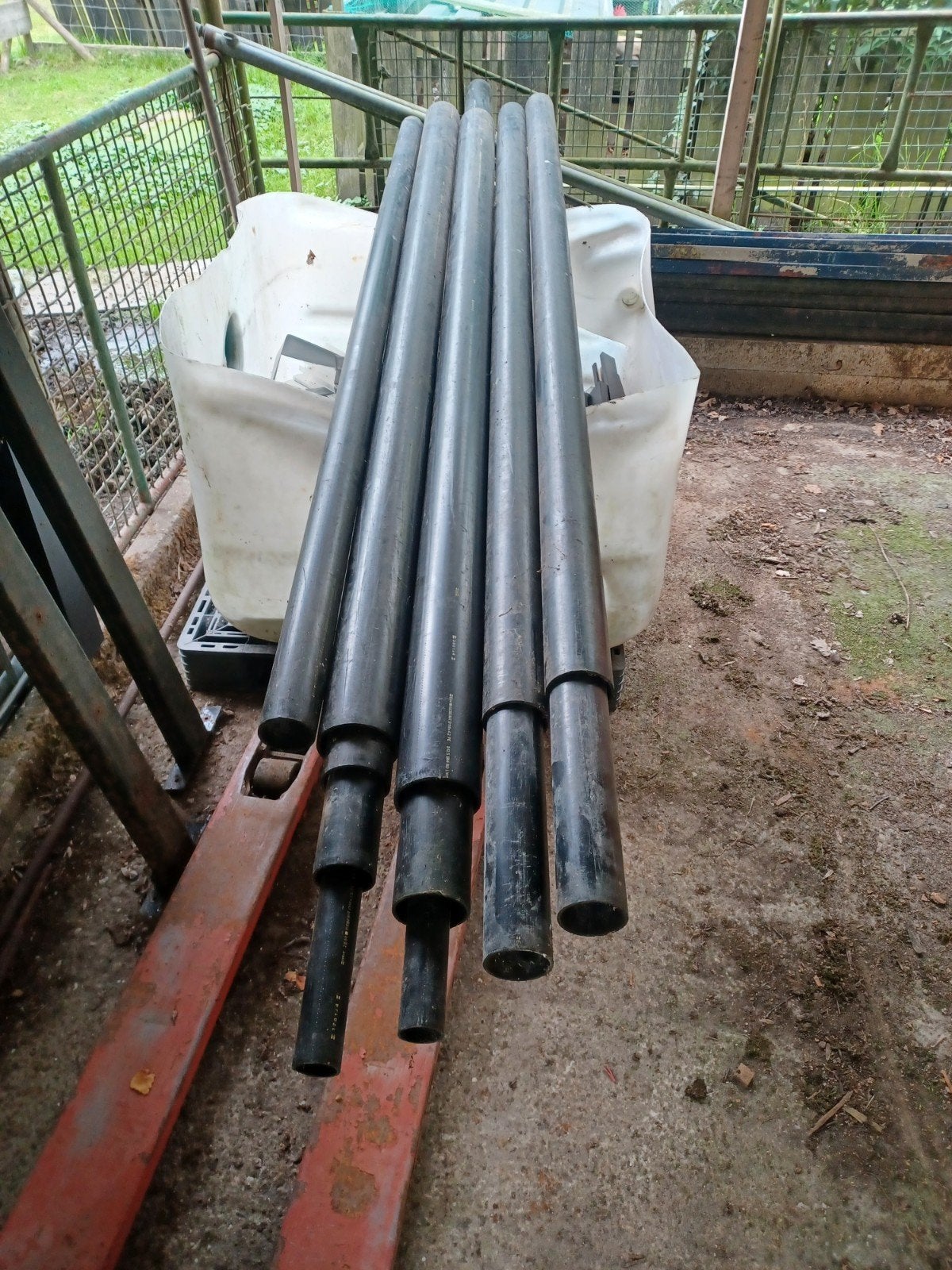 afvoerbuis zwart PE buis pvc buis zwart, Ophalen, Nieuw