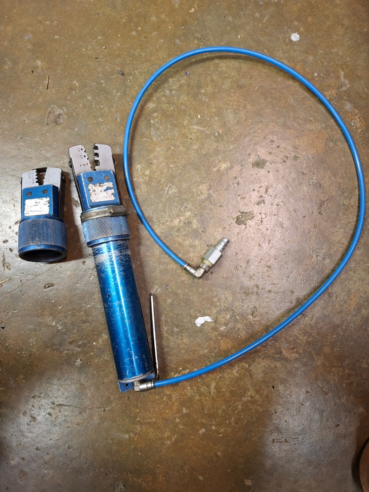 Hydraulische krimptang set met persluchtaansluiting, Ophalen of Verzenden